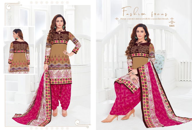 Laado Rio 14 Regular Wear Printed Pure Cotton Dress Material Collection 